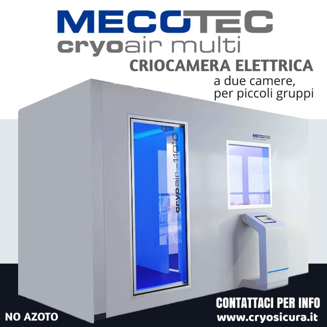 Crioterapia Costi criocamere elettriche mecotec