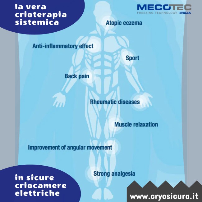 crioterapia sistemica in criocamera mecotec