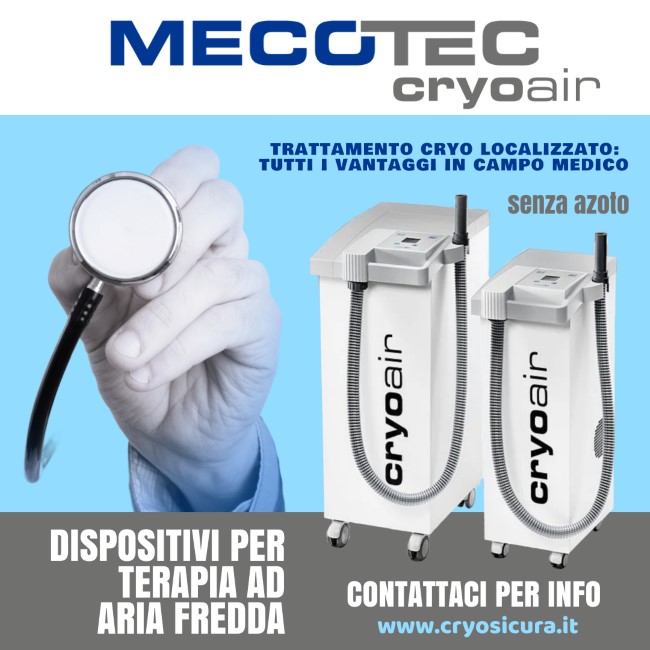 crioterapia localizzata con cryoair mecotec