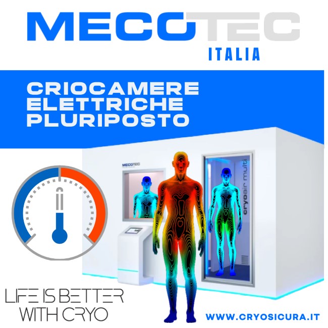 benefici crioterapia in criocamere Mecotec
