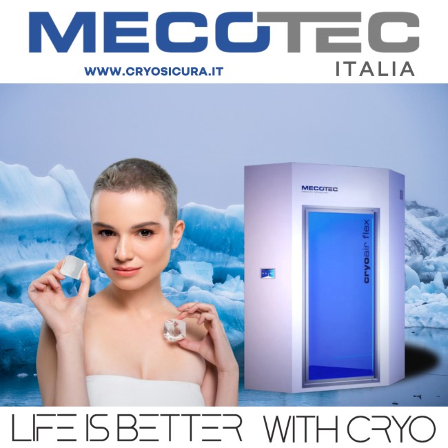 sauna per crioterapia CRYO:AIR FLEX mecotec