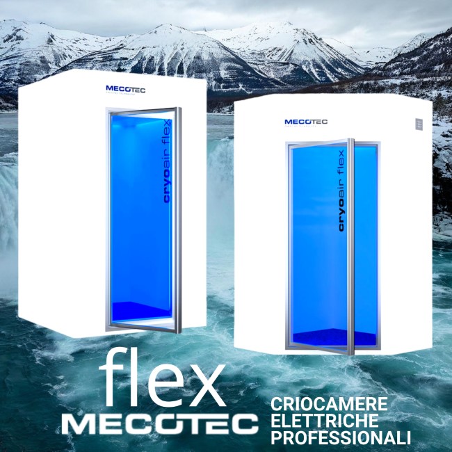 cryoair flex mecotec criocamera sauna per crioterapia