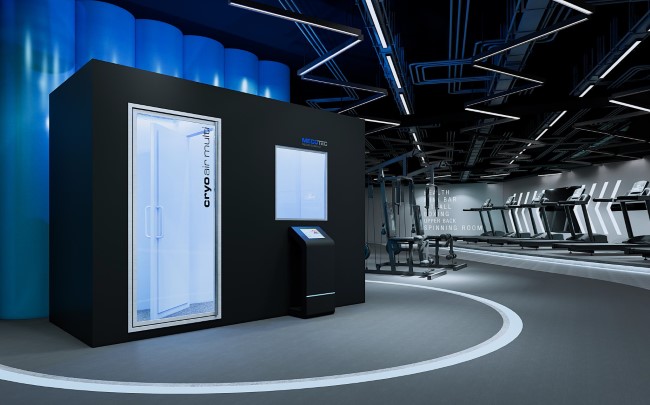 gym-fitnessMulti_exterior_black multi cryoair mecotec Sauna per crioterapia criocamera